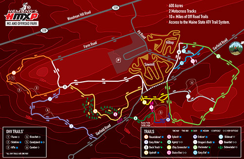 Hemonds Offroad Park Trail Map
